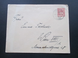 Ungarn - Österreich 1913 Ganzsache / Umschlag U 17 B Nach Wien Gelaufen - Lettres & Documents