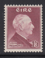 Ireland 1957 MH Scott #158 1sh3p John Edward Redmond - Ongebruikt