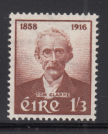 Ireland 1958 MNH Scott #166 1sh3p Thomas J. Clarke - Neufs