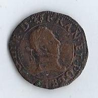 Monnaie Double Tournois Henri III 1585 - 1574-1589 Enrico III