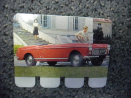 N° 11 - PLAQUE METAL En TOLE - PEUGEOT 404 Cabriolet De 85 CV - AUTOMOBILE COOP Des Années 60 - Placas En Aluminio (desde 1961)