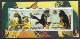 GUINEA - BISSAU 2001 Owls / Rotary - Búhos, Lechuza