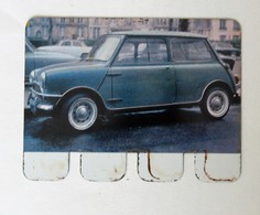 Plaque Métal Voiture Morris COOPER L'auto à Travers Les âges COOP 1964 - Auto's