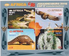 U.N - VIENNA- 2016 -COP 17 World Wildlife Conference JOHANNESBURG-Fauna And Flora Of Africa-  MNH** - Nuovi