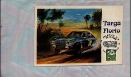 CARTOLINA POSTCARD BROVARONE ALDO TARGA FLORIO 1999 TARGHETTA MANIFESTAZIONE - Rallyes