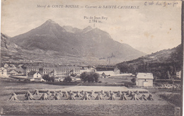 Cpa,1927,hautes Alpes,briançon,massif De Coste-rousse,casernes De Sainte-catherine - Briancon