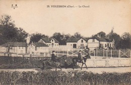 18 - VOUERONT - LE CHENIL - BALADE A  CHEVAL CAVALIER CHEVAUX - Vouzeron