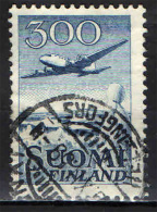 FINLANDIA - 1958 - AEREO IN VOLO (SENZA LETTERE MK) - USATO - Gebruikt