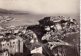 MONACO EN 1949,TIMBRE 8 FRANCS,ROCHER,MER,ROUTE,V UE AERIENNE D'ART MUNIER - Autres & Non Classés