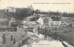 Montataire (Oise) - Vue Sur Le Chemin Noir, Pêcheurs, Lavoir - Edition Vandenhove - Carte Non Circulée - Montataire