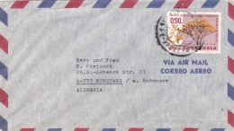 Venezuela Airmail Franked W/Tree On Stamp (DD19-25) - Trees