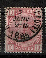 38  Obl  Charleroi (Ville Haute)  +8 - 1883 Léopold II