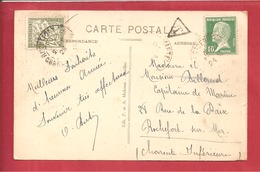 Y&T N° TX31 STOEMARTEL Vers ROCHEFORT  1924  2 SCANS - 1859-1959 Covers & Documents