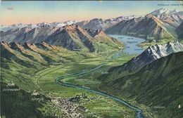 Schweiz Suisse Svizzera 1915: Bellinzona, Lago Maggiore & Alpen-Panorama POSTE DE CAMPAGNE 23.V.15 2e DIVISION - Bellinzone