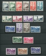 7145   ANDORRE    N° 138/53**   Paysages De La Principauté    1955-58      TTB - Nuevos