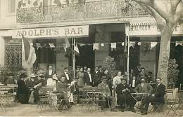 06 Cannes : Adolph's Bar Café Carte Photo - Cannes