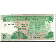 Billet, Mauritius, 10 Rupees, 1985, KM:35b, TTB - Mauritius