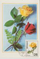 Bulgarie Carte Maximum Fleurs 1970 Roses 1785 - Briefe U. Dokumente