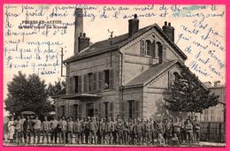 Pernes En Artois - La Gare - Retour Des Mineurs - Edit. Phot. Imp. FLEURY / Vve DELARSE FEVRIER - 1917 - Mines