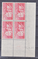 Andorre 105  Bloc De 4 Coin Daté  8 4 1946 Neuve * * TB MNH Cote 47.5 - Unused Stamps
