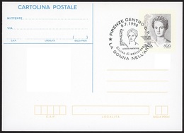 REPUBBLICA - 1998 Cartolina Postale £.800 La Donna Nell'Arte Annullo FDC - Stamped Stationery
