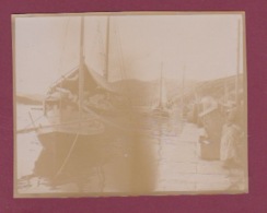 250518B - PHOTO 1905 - CROATIE REPUBLIQUE DE RAGUSE Près DUBROVNIK - GRAVOSA GRUZ  Voilier Port Pêche - Kroatien