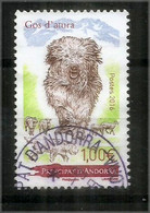 ANDORRA. Le Chien De Berger Des Pyrénées, Un Timbre Oblitéré (cachet Rond) - Used Stamps