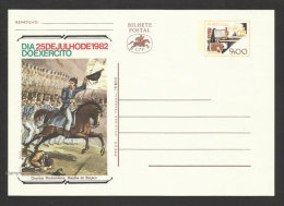 Portugal Carte Entier Postal Journée De L'armée Guerre D'Espagne Napoléon Bussaco 1982 Postal Stationery Peninsular War - Napoleon