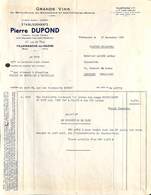 Grands Vins Pierre Dupond, Villefranche Pour Lazard, Jodoigne, 1955 - 1950 - ...