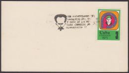 1988-CE-65 CUBA 1988 SPECIAL CANCEL. ANIV MUERTE DE JOSE MARTI. GUANABACOA CLUB. - Briefe U. Dokumente