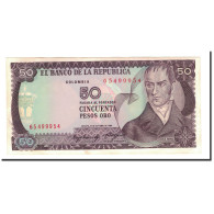 Billet, Colombie, 50 Pesos Oro, 1984-1986, 1984-10-12, KM:425a, TTB+ - Colombie