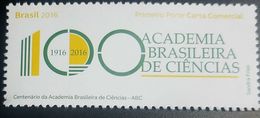 L) 2016 BRAZIL, 100 YEARS BRAZILIAN ACADEMY OF SCIENCE, 1916-2016, MNH - Neufs