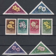 Hungary Flowers 1958 Mi#1534-1541 Mint Never Hinged - Ongebruikt