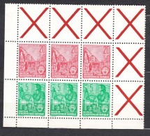 Germany DDR 1957 MHB - Markenheften Bogen Piece, Mint Never Hinged - Unused Stamps