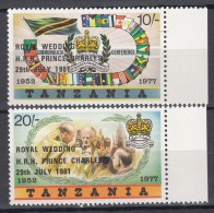 Tanzania 1981 Mi#179-180 Mint Never Hinged - Tanzania (1964-...)