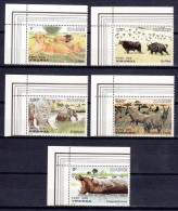 Zaire 1982 Animals Mi#779-783 Mint Never Hinged Short Set - Ungebraucht