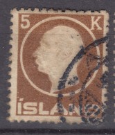 Iceland Island Ijsland 1912 Mi#75 Used - Oblitérés