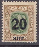 Iceland Island Ijsland 1921 Mi#108 Mint Hinged - Nuevos