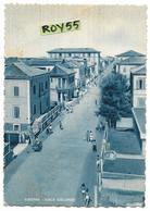 Emilia Romagna-rimini-viserba Viale Colombo Veduta Particolare Bella Animatissima Panoramica Anni 40(vedi Retro) - Altri & Non Classificati