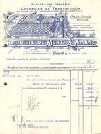 Gand, Manufacture De Courroie De Transmission Corroirie De Mont St Amand (Illustrée, 1925) - 1900 – 1949