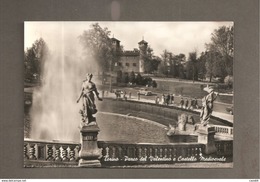 TORINO PARCO DEL VALENTINO CASTELLO MEDIOEVALE CARTOLINA   1959 - Parks & Gärten