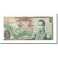 Billet, Colombie, 5 Pesos Oro, 1961-1981, 1980-01-01, KM:406f, NEUF - Colombie