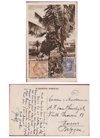 Obliteration Anversville Paquebot CMB Belgisch Congo Belge Compagnie Maritime Belge La Source Tenerife - Cartas & Documentos