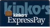 CARTE A PUCE CHIPCARD EXPRESS PAY KINKO S CARTE DE PAIEMENT STORED VALUE  CARD UT RARE - Schede Bancarie Uso E Getta