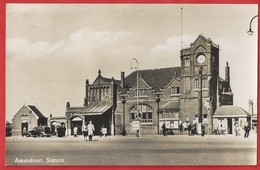 NL.- Amersfoort. Station. Old Car. 1943. Postzegel 1 1/2 Cent. Uitgever SPARO. - Amersfoort