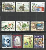 TEN AT A TIME - IRLANDA - LOT OF 10 DIFFERENT 11 - OBLITERE USED GESTEMPELT USADO - Verzamelingen & Reeksen