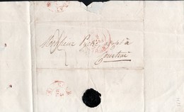 Italie Lettre Envoyé De Gand Vers Courtrai En Date Du  2 Mai 1838 - 1830-1849 (Independent Belgium)