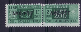 Italy  AMG FTT  Pacchi Sa 23 Postfrisch/neuf Sans Charniere /MNH/** - Postal And Consigned Parcels
