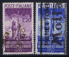 Italy   Sa 623 - 624  Mi 796 - 797 Obl./Gestempelt/used - 1946-60: Afgestempeld