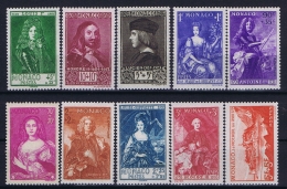 Monaco:  Yv 185 - 194  Mi  190 - 199 Postfrisch/neuf Sans Charniere /MNH/**  1939 - Unused Stamps